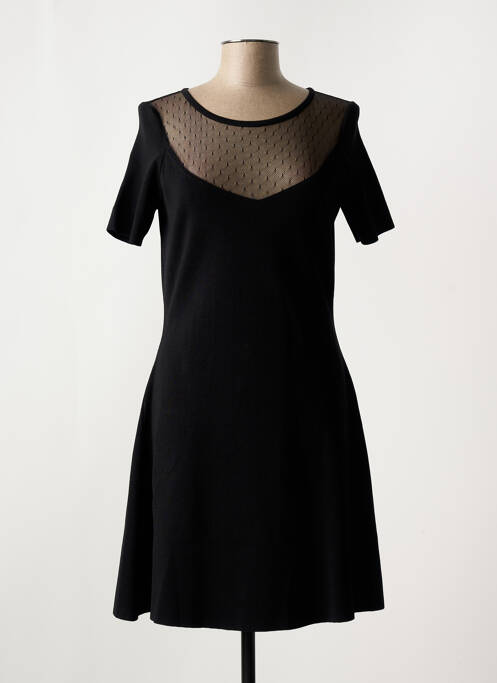 Robe mi-longue noir MORGAN pour femme