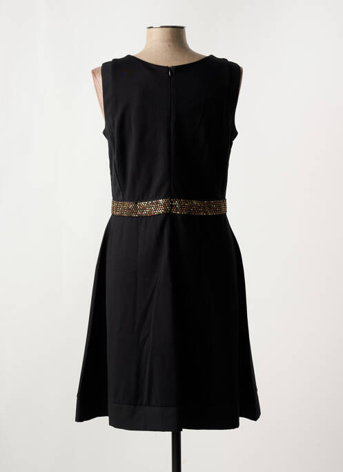 Robe mi-longue noir NIZA pour femme