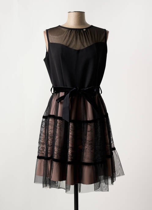 Robe mi-longue noir RINASCIMENTO pour femme