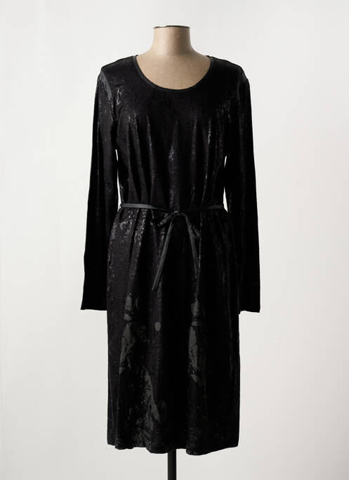 Robe mi-longue noir SOULMATE pour femme