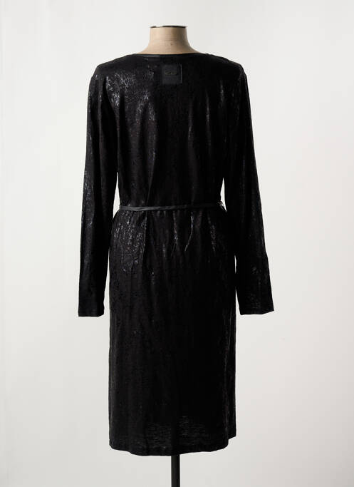 Robe mi-longue noir SOULMATE pour femme