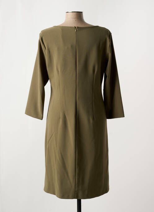 Robe mi-longue vert POUSSIERE D'ETOLE pour femme