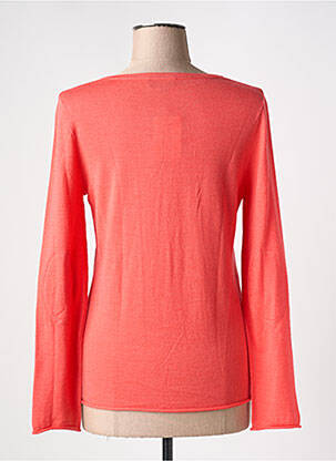Pull coupe cintrée manches longues orange MAUD & SACHA femme