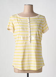 T-shirt stretch manches courtes jaune PENNYBLACK femme