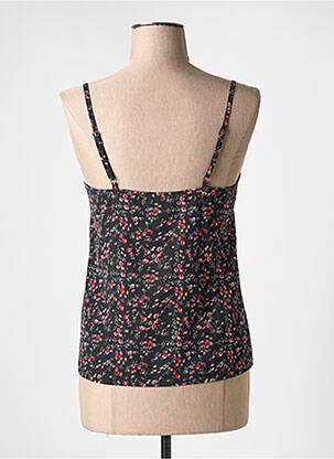 Top tissage crêpe fines bretelles noir LA PETITE ETOILE femme