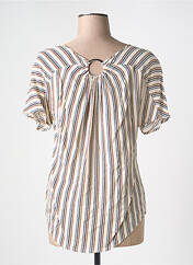 Blouse beige LA FEE MARABOUTEE pour femme seconde vue