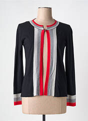 Gilet manches longues noir ELEONORA AMADEI pour femme seconde vue