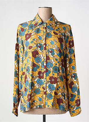 Chemisier jaune LA FEE MARABOUTEE pour femme