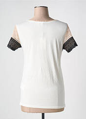 T-shirt beige MORGAN pour femme seconde vue