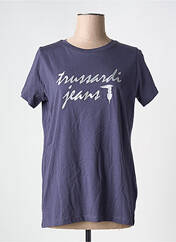 T-shirt bleu TRUSSARDI JEANS pour femme seconde vue