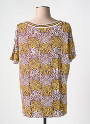 T-shirt jaune MARIA BELLENTANI pour femme seconde vue