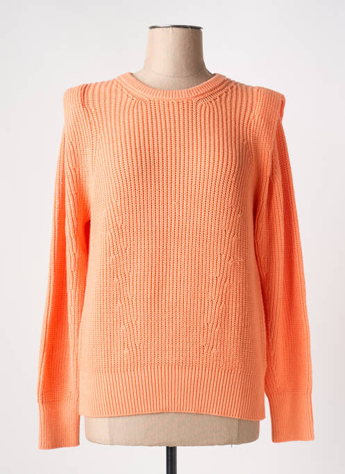 Pull stretch manches longues orange CKS femme