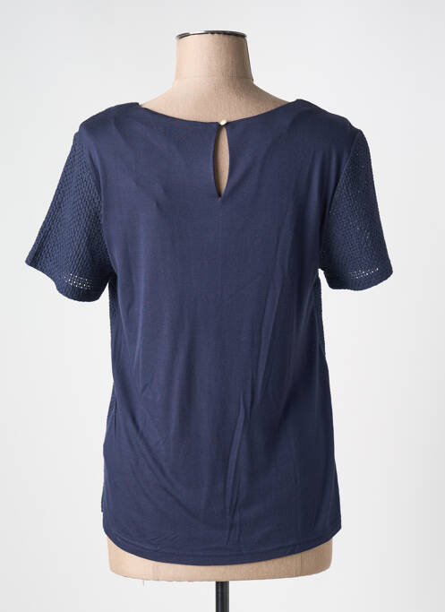 T-shirt stretch manches courtes bleu KATMAI femme