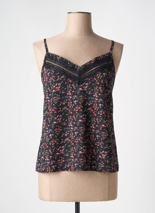 Top manches bretelles ajustables fines bretelles noir LA PETITE ETOILE femme