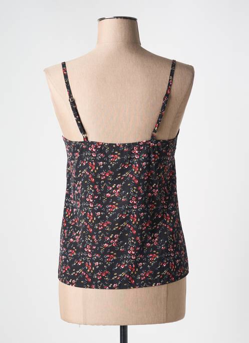 Top manches bretelles ajustables fines bretelles noir LA PETITE ETOILE femme