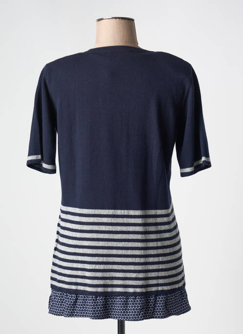 Pull tunique bleu EUGEN KLEIN pour femme