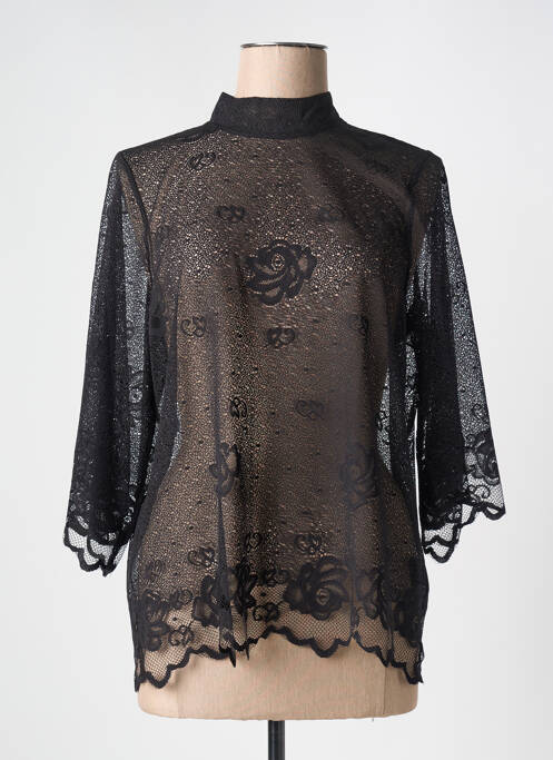 Top noir ICHI pour femme