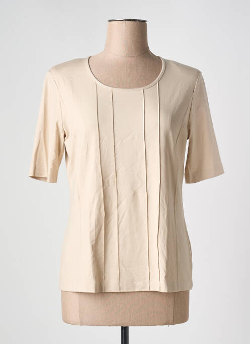 T-shirt beige EUGEN KLEIN pour femme