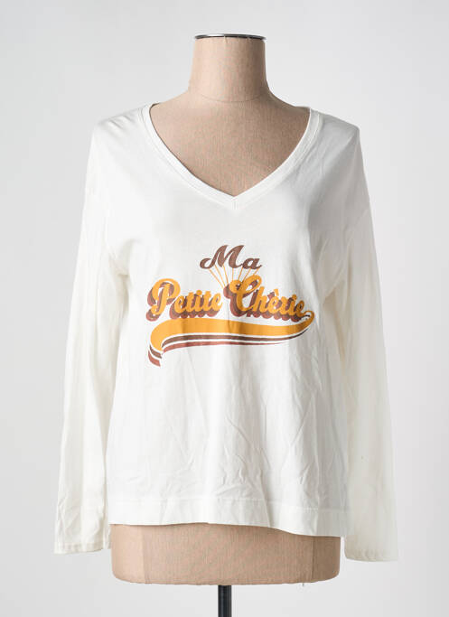 T-shirt beige JOHANNA PARIS pour femme