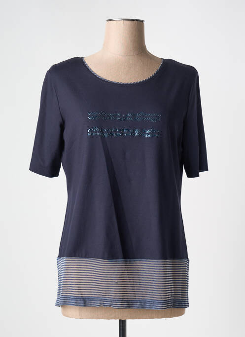 T-shirt bleu EUGEN KLEIN pour femme
