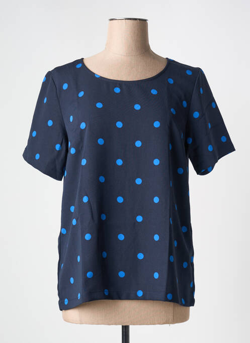 T-shirt bleu ICHI pour femme