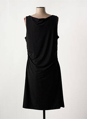 Robe mi-longue sans manche sans manche noir FRANSA femme