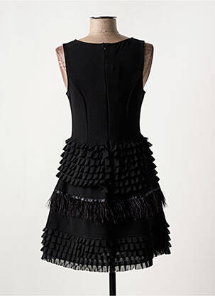 Robe courte sans manche sans manche noir RINASCIMENTO femme