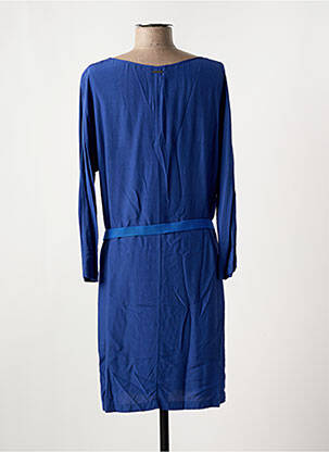 Robe courte manches longues manches longues bleu ONE STEP femme