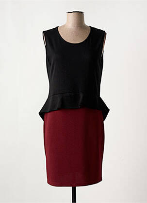 Robe courte sans manche sans manche noir DRESSING DE JOLA femme