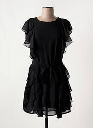 Robe courte manches courtes manches courtes noir MOLLY BRACKEN femme