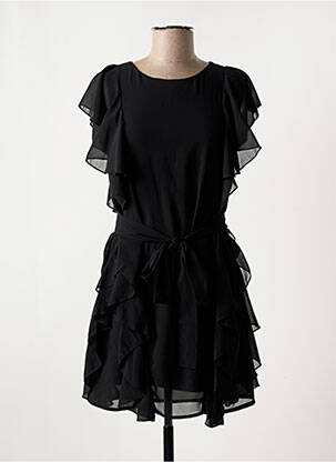 Robe courte manches courtes manches courtes noir MOLLY BRACKEN femme