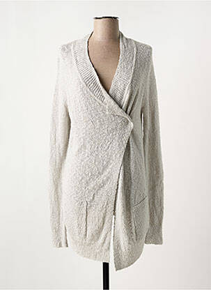 Gilet manches longues stretch gris MYRINE & ME femme