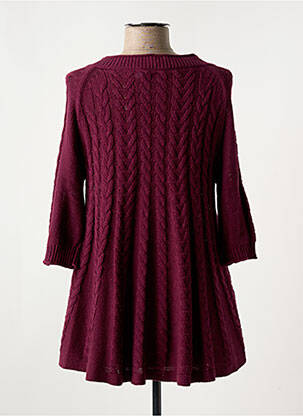 Gilet manches longues manches 3/4 violet MYRINE & ME femme
