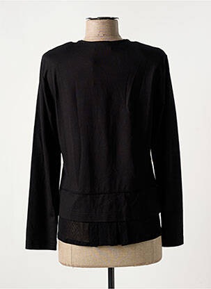 Veste casual epaulette noir EUGEN KLEIN femme