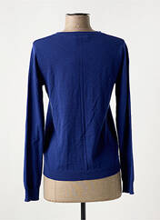 Gilet manches longues bleu MAUD & SACHA pour femme seconde vue