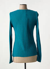 Gilet manches longues bleu MD'M pour femme seconde vue