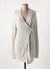 Gilet manches longues gris MYRINE & ME pour femme seconde vue