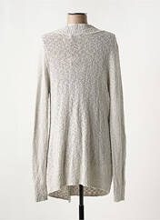 Gilet manches longues gris MYRINE & ME pour femme seconde vue