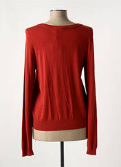 Gilet manches longues orange FRANSA pour femme seconde vue