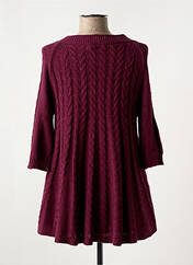 Gilet manches longues violet MYRINE & ME pour femme seconde vue