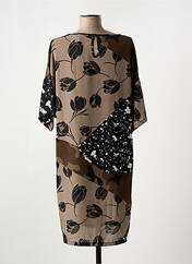 Robe courte marron POUSSIERE D'ETOLE pour femme seconde vue