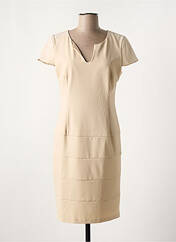 Robe mi-longue beige POUSSIERE D'ETOLE pour femme seconde vue