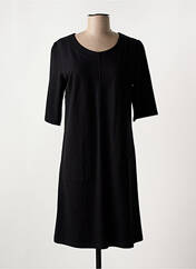Robe mi-longue noir FLEUR DE SEL pour femme seconde vue