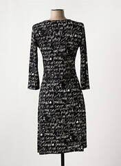 Robe mi-longue noir LILOO pour femme seconde vue