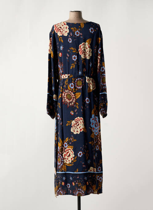 Robe longue manches longues manches longues bleu CREAM femme