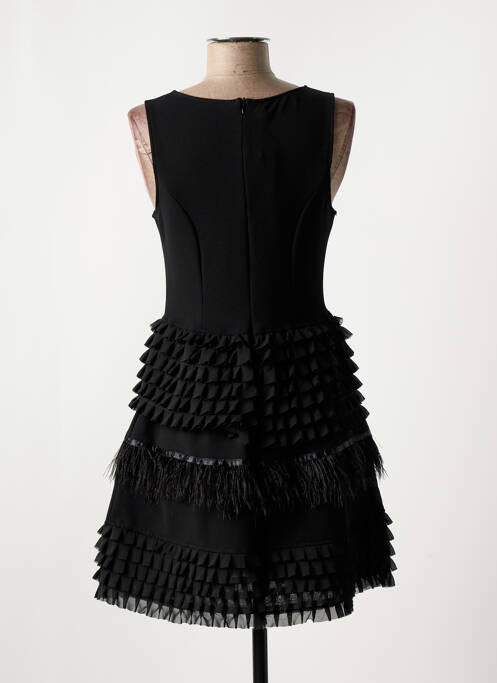 Robe courte sans manche sans manche noir RINASCIMENTO femme