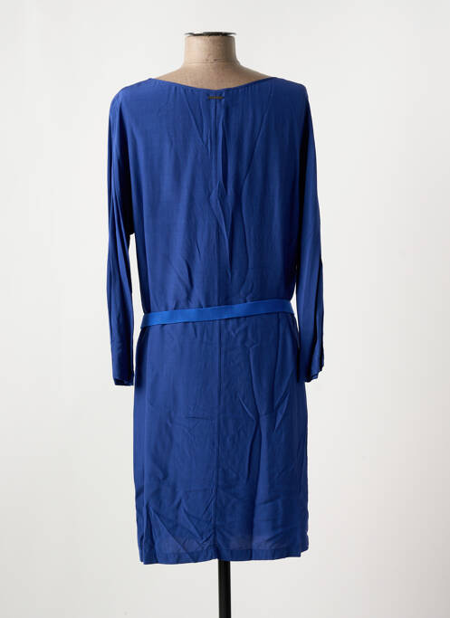 Robe courte manches longues manches longues bleu ONE STEP femme