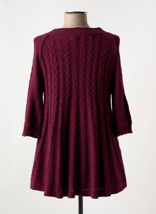 Gilet manches longues manches 3/4 violet MYRINE & ME femme
