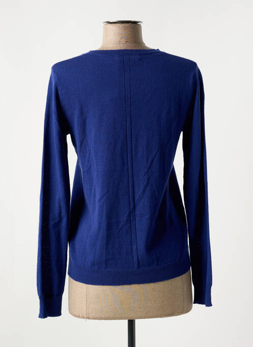 Gilet manches longues bleu MAUD & SACHA pour femme