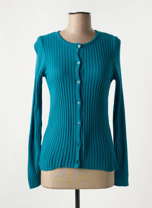 Gilet manches longues bleu MD'M pour femme